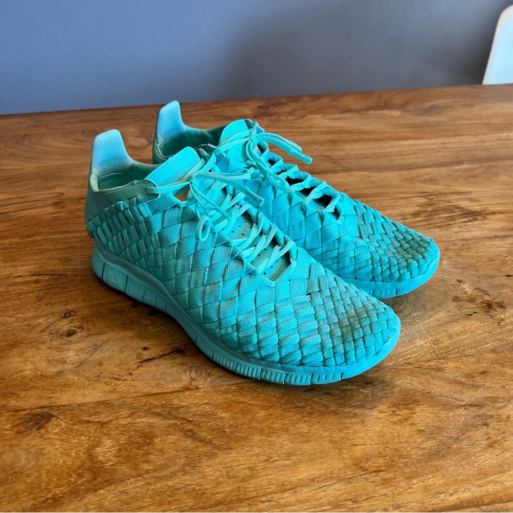 Nike FREE INNEVA WOVEN TECH SP Size 10 Light Aqua color